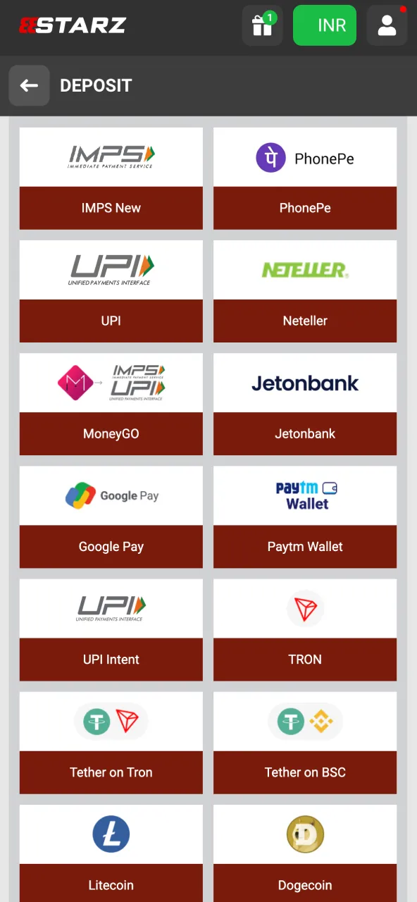 Fund account within budget at 888Starz.