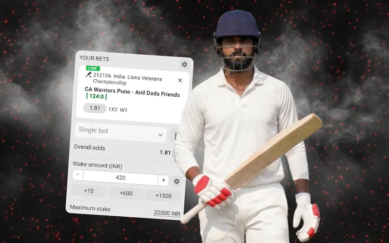 Bet on cricket at 888Starz.